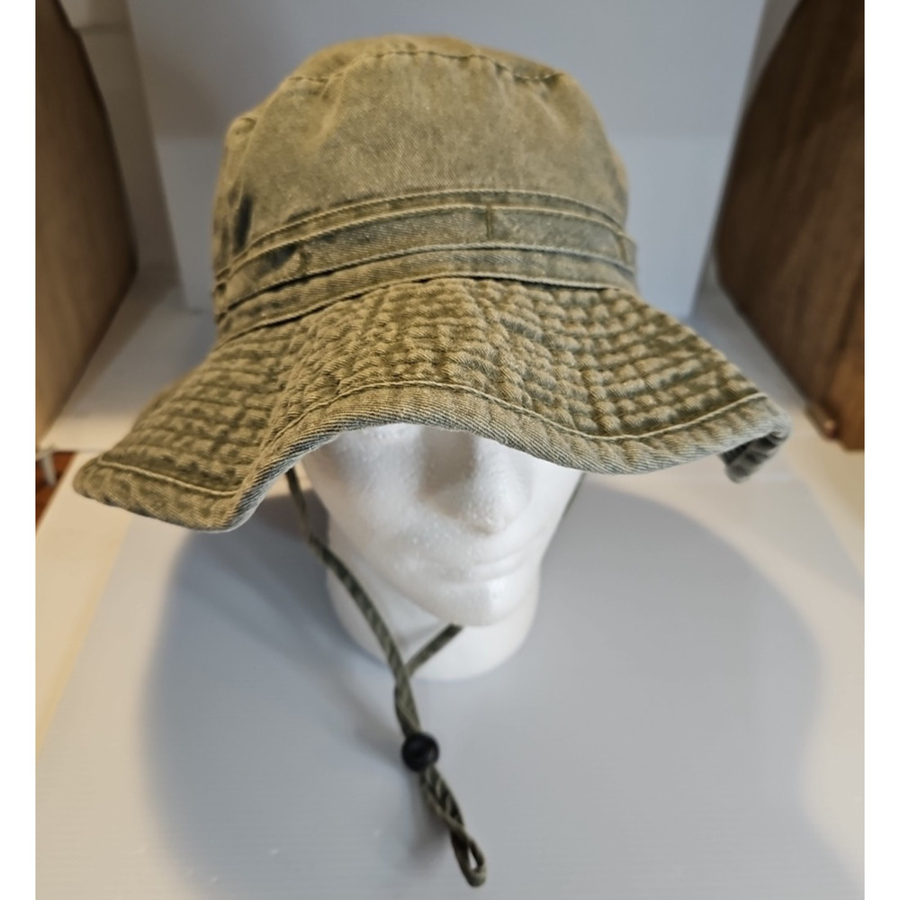 DPC Hat Boonie Bucket Mens Medium Olive Green Hiking Fishing Outdoors Camp